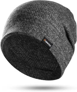 Gorro de caveira quente de inverno de lã - gorro de caveira masculino feminino para corrida, esqui, caminhada