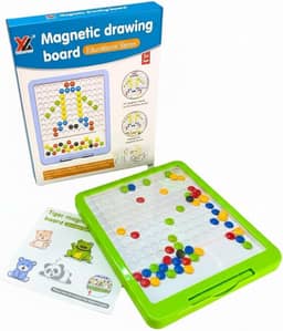 Brinquedo Montessori Educativo Quadro Magnético de Desenho Infantil Educacional Ideal para Aprendizado e Desenvolvimento Cognitivo