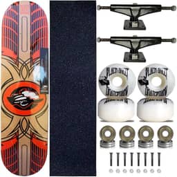 Skate Profissional Completo Shape Black Sheep 8.0 Tag Orange