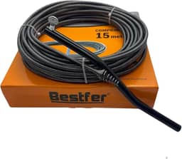 Desentupidor de Canos Profissional, Mola Rotativa 15m, para Pias, Vaso Sanitário e Calhas