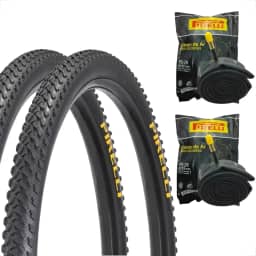 Kit 2 Pneus Pirelli Scorpion MB2 26x2.00 Arame e 2 Câmaras Pirelli PE-26