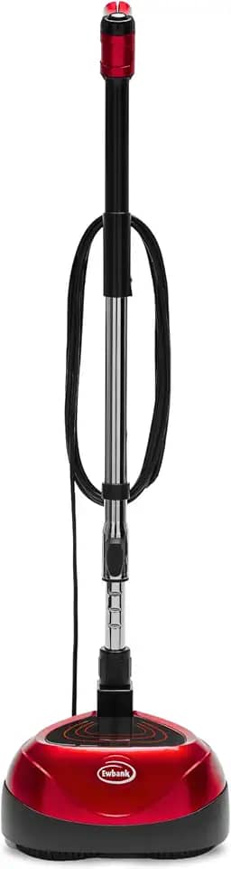 Ewbank Ep170 All-In-One Assoalho Limpador, Scrubber E Polidor, Acabamento, Cabo De Alimentação De 23 Pés Vermelho