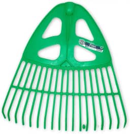 Vassoura Rastelo de Jardim – Leve, Resistente e Ideal para Juntar Folhas Secas - Plástico Resistente, Sem Cabo