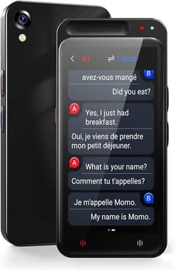 Dispositivo tradutor de idiomas, dispositivo tradutor instantâneo bidirecional portátil em tempo real de alta precisão, 138 idiomas online/offline/voz/texto/tradução de fotos para viagens e