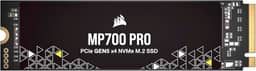 Corsair MP700 PRO 2TB M.2 PCIe Gen5 x4 NVMe 2.0 SSD – M.2 2280 – Leitura sequencial de até 12.400 MB/s – TLC NAND de alta densidade – Preto