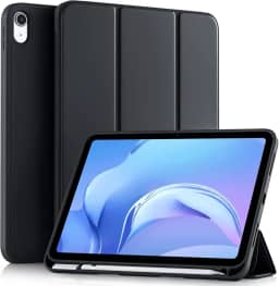 Capa Ipad 11ª/10ª Geração A16 (2025/2022) - Case Slim Magnética Com Suporte Para Caneta e Despertar Automático (PRETO)