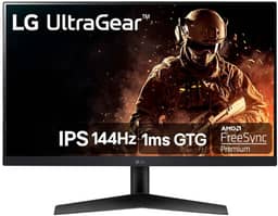 Monitor Gamer LG 24" Full HD 144Hz 1ms Inclinação Preto 24GN60R