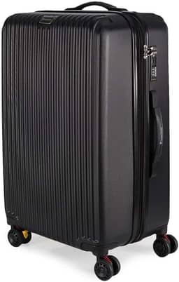 Mala Média 23Kg em ABS Com 4 Rodas 360 - AeroMalas Jeri (Preto)