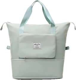 Bolsa Grande de Viagem Dobrável Impermeável Verde Claro TravelPack