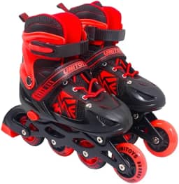 Patins Inline Unitoys Vermelho Tamanho 34-37 (M)