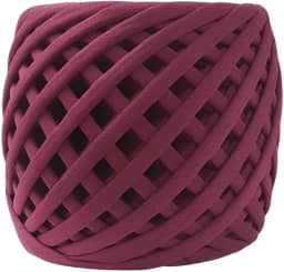 Fio de Malha Dalia Premium 500g – Espessura 33mm, Anti-Pilling, para Crochê, Tricô e Bolsas Artesanais (5002-Vinho)
