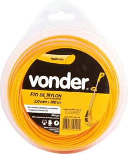 Vonder, Fio De Nylon, 2,0 Mm X 100 M, Redondo.