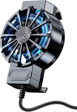 Radiador de celular, super energia eólica, luzes coloridas, radiador de resfriamento