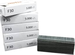 Pino para pinador pneumático tipo "F" até 30 mm com 5.000 peças - F30 - Airfix