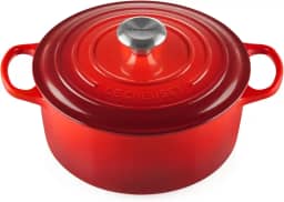 Le Creuset Panela Redonda 24 cm Ferro Fundido Esmaltado Signature Vermelho