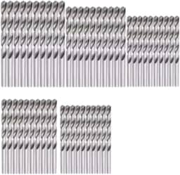 JOGO COM 50 BROCAS ACO RAPIDO 1, 1,5, 2, 2,5 E 3 MM