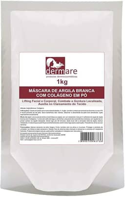 DERMARE Argila Branca Com Colageno Dermare