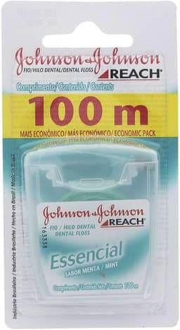 Johnson's Reach Fio Dental Essencial Menta, 100m