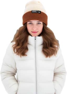 Gorro de malha de inverno, gorro de nylon acrílico com punho quente para homens e mulheres, chapéu térmico para clima frio ao ar livre para uso diário em viagens