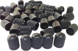 Kit 10 - Tampinha Bico Pneu Moto Carro Bicicleta - Tampa Plástica - Válvula