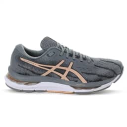 Tênis Asics Gel Hypersonic 5 Cinza e Nude - Feminino