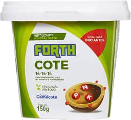 Forth Cote Classic, Fertilizante Encapsulado, NPK 14-14-14, Liberação Lenta, Balde 150g