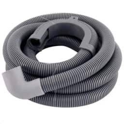 Mangueira de Saída 2 Metros com Suporte para Lavadora Tanquinho Brastemp Electrolux Consul Compatível com Diversos Modelos