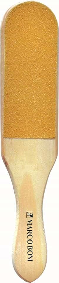 Lixa Média de Madeira Para Pés, Duas Faces, 6003, Marco Boni, Madeira, 1 Unidade, Marco Boni