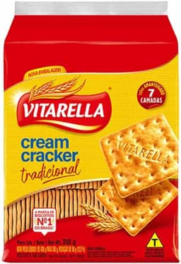 Biscoito Salgado Cream Cracker 350g - Vitarella