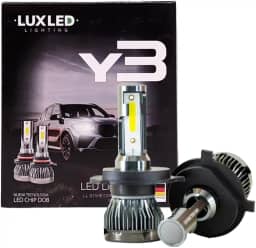 Kit Lampada Ultra Led Y3 H4 22000 Lumens 6500K 36w 12v