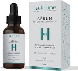 Serum Facial Ácido Hialurônico + Vitamina B5 + Extrato de Bulbo de Açafrâo -99% Ingredientes Naturais - Hidratação Intensa- Tonifica a Pele-Revitaliza o Rosto- Combate a flacidez no Rosto -Reduz rugas e linhas de expressão-Estimula a produção de colágeno e elastina– Ideal para todos os tipos de pele– 30 ml
