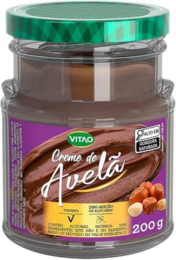 Vitao Creme De Avela Vegano Zero Açúcar