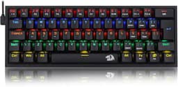 Teclado Mecanico Gamer Fizz Rainbow Preto Switch Marrom