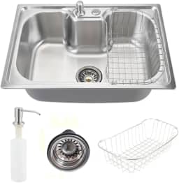 Cuba para Cozinha Aço Inox 304 Gourmet com Acessórios 60X42