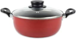 Caçarola Lady 24 TP Vidro Vermelha A Dona Chefa