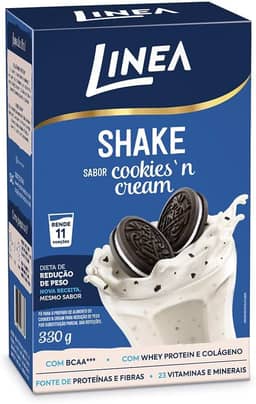 Linea Shake em Pó Sabor Cookies'n Cream 330g