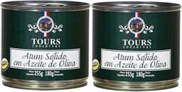 Kit 2X: Atum Sólido em Azeite de Oliva Tours 255g