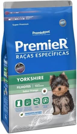 Ração Cães Yorkshire Filhote Frango 1kg Premier Super Premium