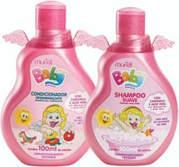 Kit Baby Menina Shampoo e Condicionador, Muriel, 100 ml, Muriel, 100 Ml, pacote de 2