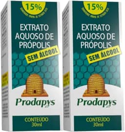 Extrato Aquoso de Própolis (Sem Álcool) 30ml Prodapys | Kit 2 Frascos