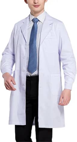 Jaleco de laboratório, roupas médicas masculinas e femininas