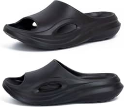 Novas sandálias masculinas, fascite plantar, almofada grossa, ortopédica masculina, chinelos atléticos, leves, confortáveis, antiderrapantes, sapatos macios de praia de verão