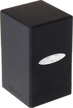Ultra Pro Satin Tower Deck Box | Black | 1-Pack