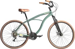 Bicicleta BLITZ Aro 29 Terral Beach Cruiser Alumínio Cambio SH 21v Freio á Disco