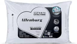 Travesseiro Suporte Extra Firme Altenburg Extra Branco Capa Percal 180 Fios 100% Alg./ Recheio 100% fibra de poliéster