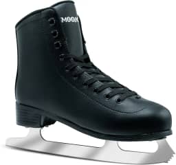 SMOOJOY Patins artísticos para mulheres e homens clássicos patins de gelo para uso interno e externo com cadarço para crianças e adultos