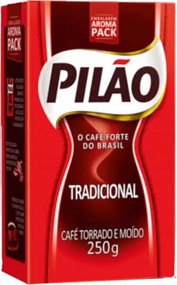 Café Pilão Torrado e Moído Tradicional Vácuo 250 gramas