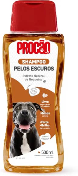 PROCÃO Shampoo Pelos Escuros para cães e gatos 500 ml