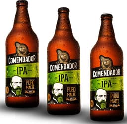 Cerveja Comendador IPA 600ml - 3 unidades