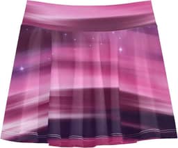 Shorts atléticos para meninas estrelas do mundo céu tempestuoso rosa saias de tênis neon borboleta saia 3t